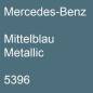 Preview: Mercedes-Benz, Mittelblau Metallic, 5396.